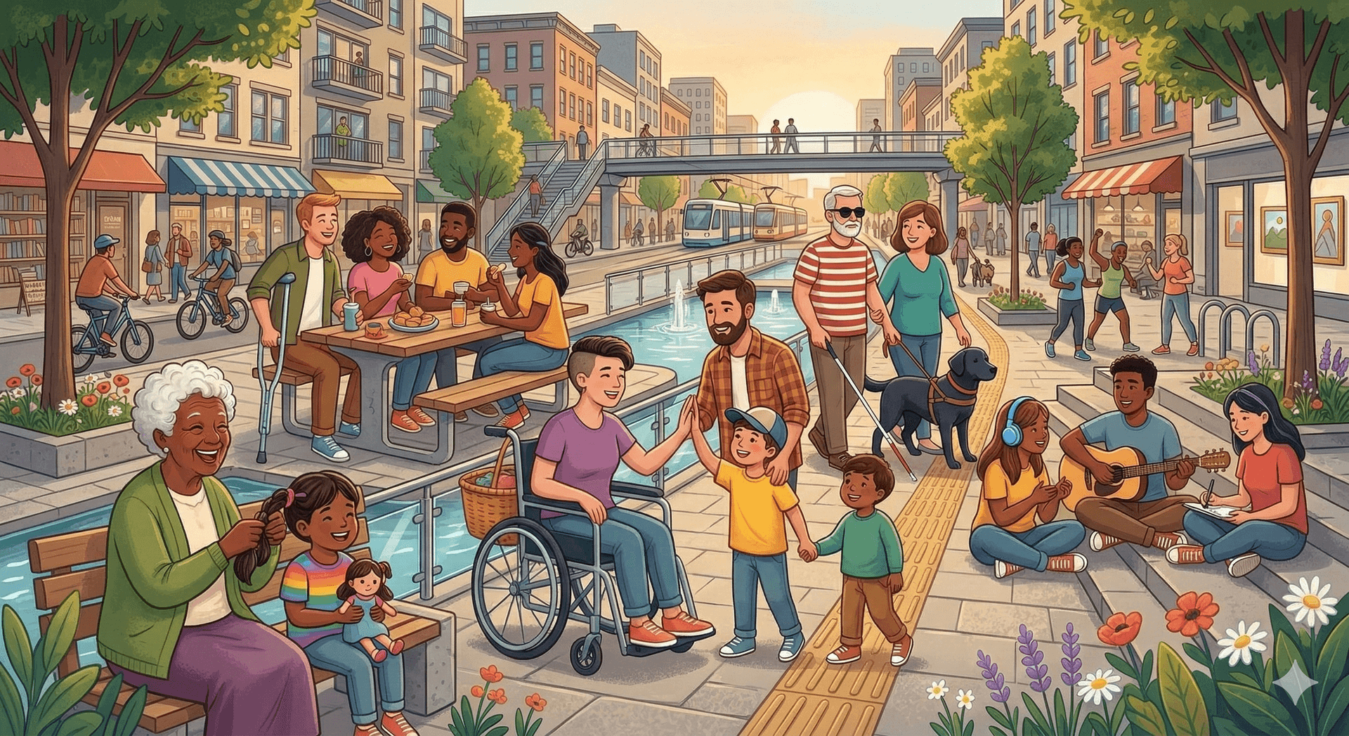 La comunità ANFFAS Modena — persone di ogni età in uno spazio urbano inclusivo